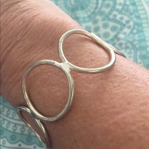 Sterling silver cuff bracelet